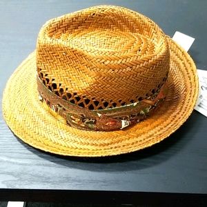 Bailey's of Hollywood Fedora straw hat!